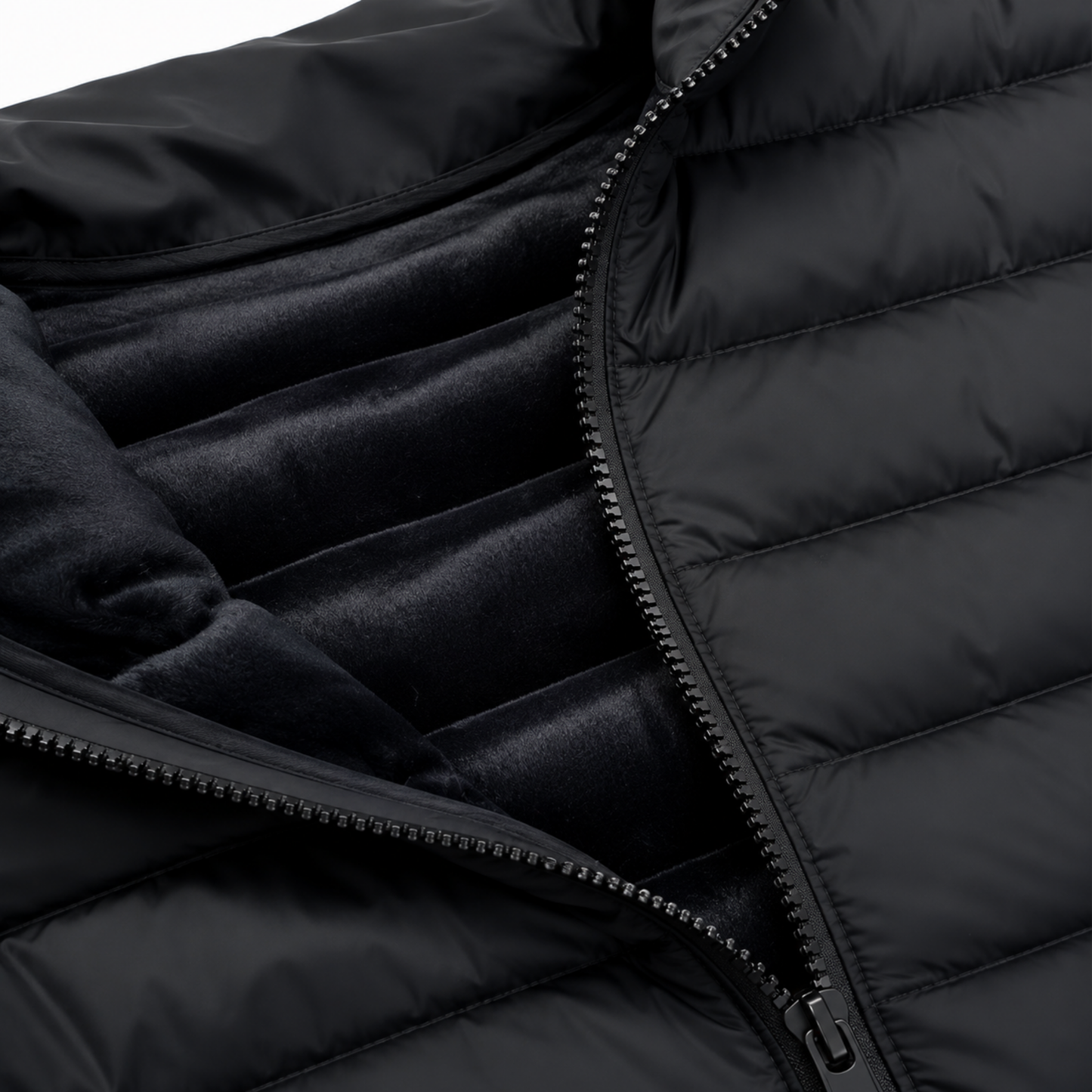Sleeveless Puffer Jacket with DTF Printing