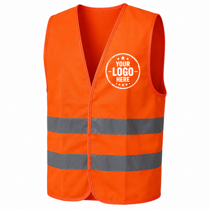 Hi-Vis Vest (Reflectors) with DTF Print