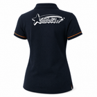 Multicolor Ladies Polo Shirt with Embroidery