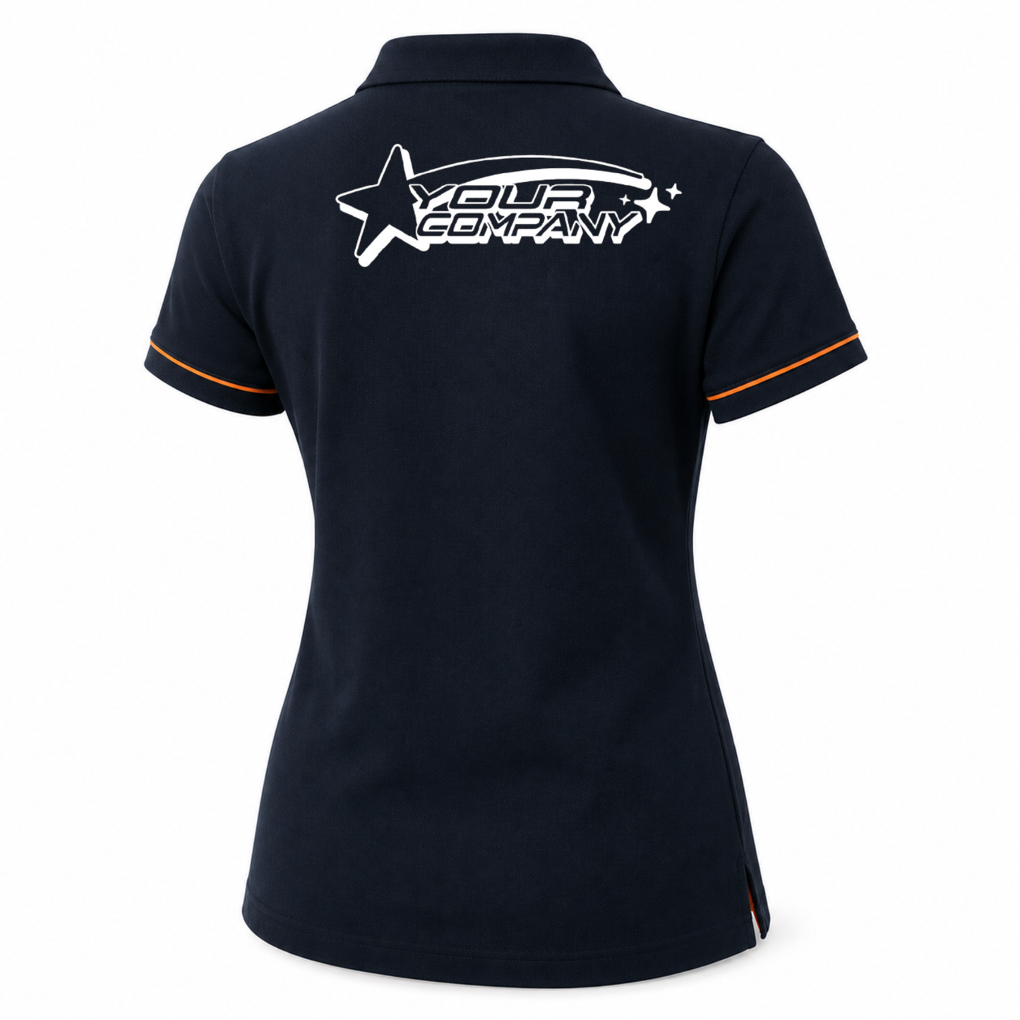 Multicolor Ladies Polo Shirt with Embroidery