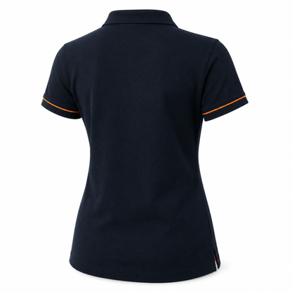 Multicolor Ladies Polo Shirt with DTF Printing