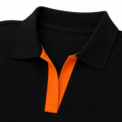 Multicolor Ladies Polo Shirt with Embroidery