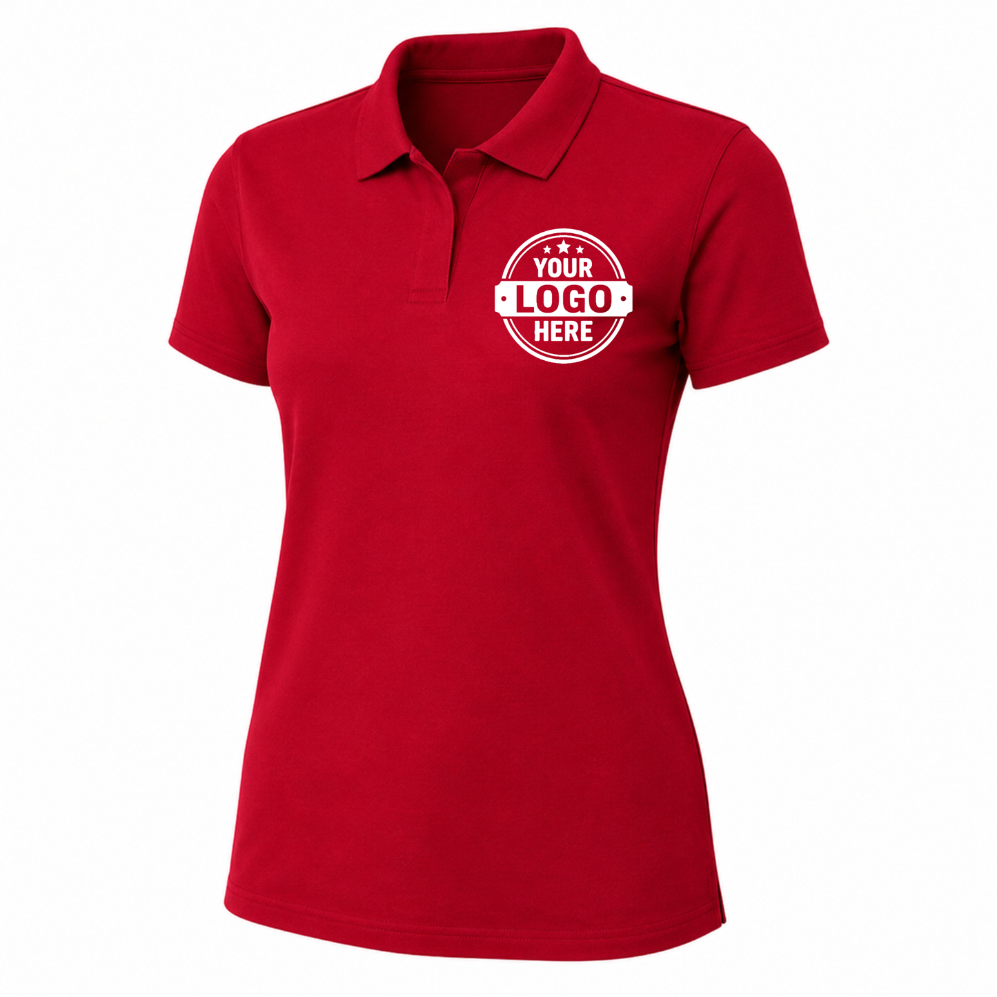 Ladies Polo Shirt with DTF Printing