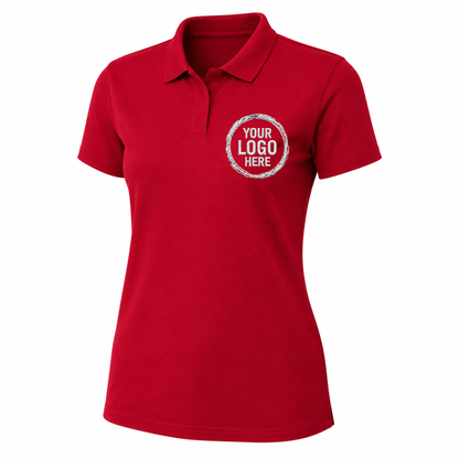 Ladies Polo Shirt with Embroidery