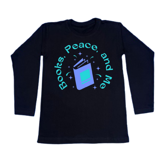 Books, Peace & Me T-Shirt