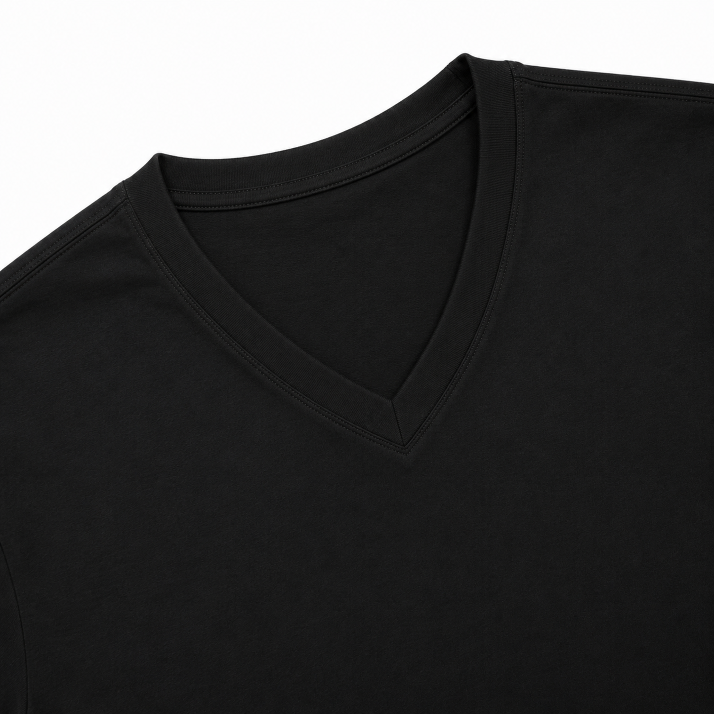 Premium V-Neck T-Shirt with embroidery