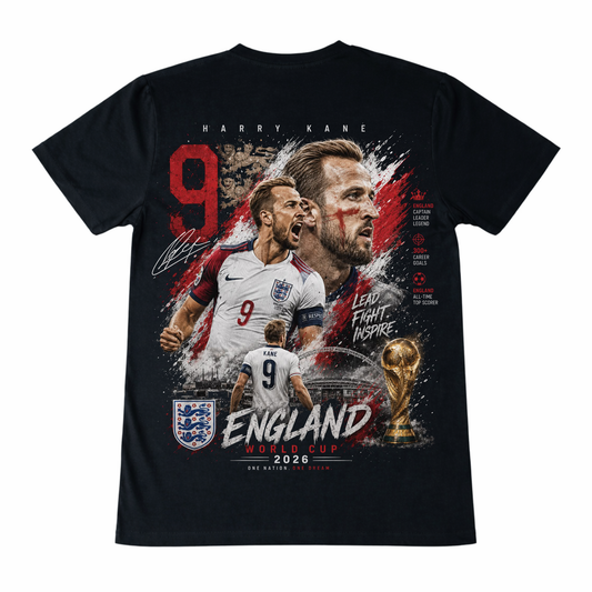 Harry Kane "Lead. Fight. Inspire." Graphic T-Shirt – England Edition
