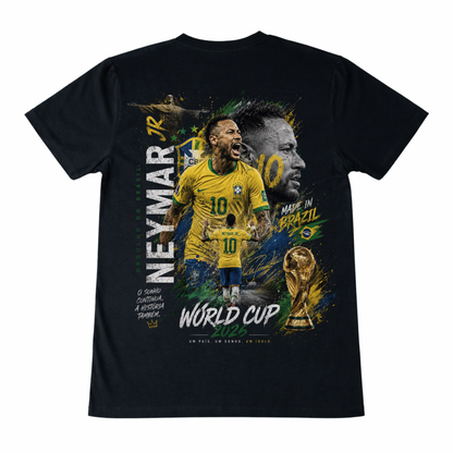 Neymar Jr. "Made in Brazil" Graphic T-Shirt – Brazil Edition