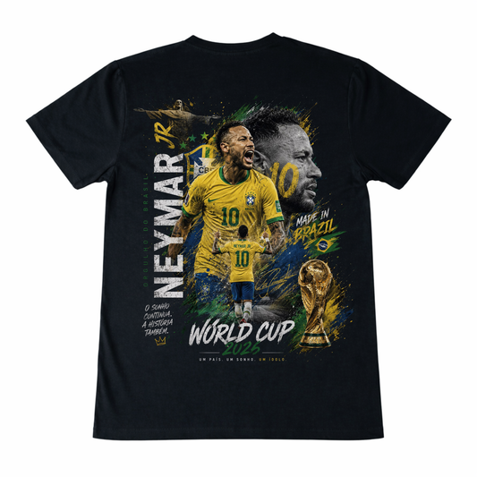 Neymar Jr. "Made in Brazil" Graphic T-Shirt – Brazil Edition