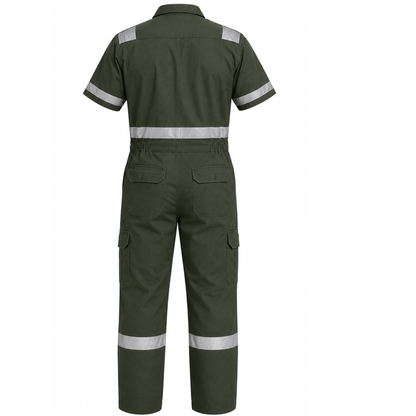 Coverall Short Sleeve (With Reflector) with DTF Print