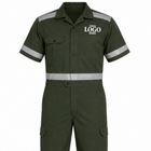 Coverall Short Sleeve (With Reflector) with DTF Print