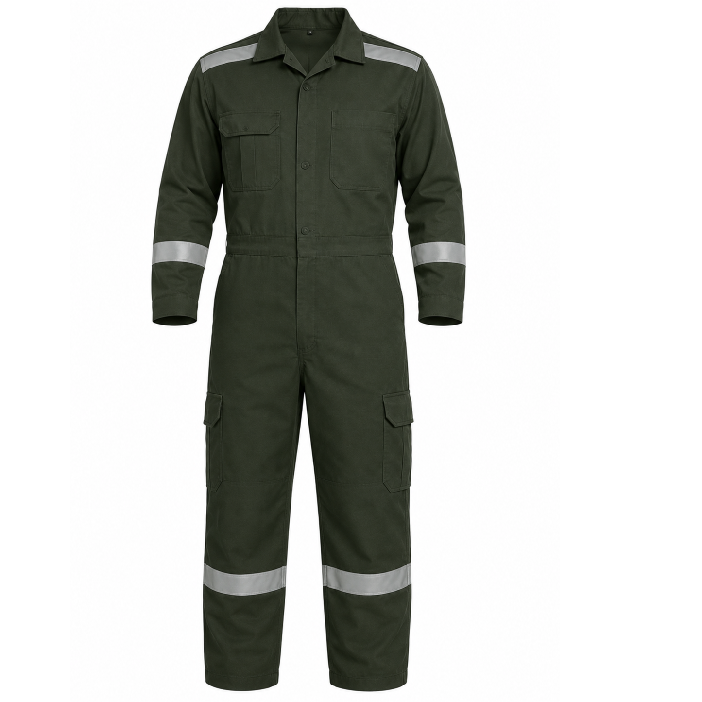 Coverall Long Sleeve (With Reflector) with Embroidery - Twill