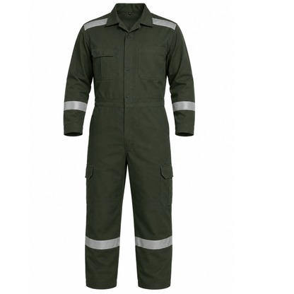 Coverall Long Sleeve (With Reflector) with Embroidery