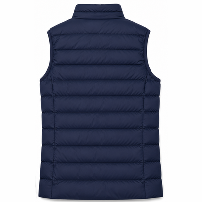 Sleeveless Puffer Jacket with DTF Printing