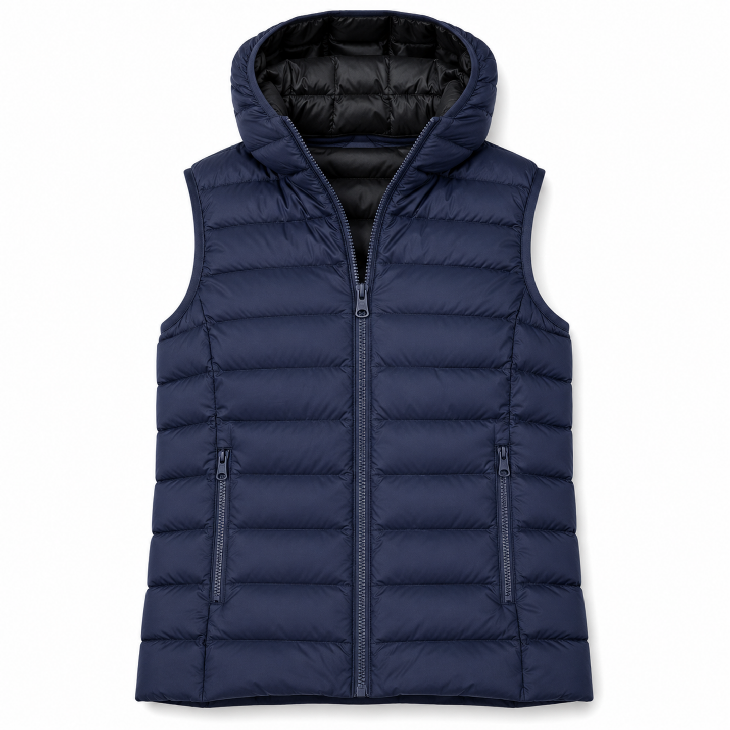 Sleeveless Puffer Jacket with DTF Printing