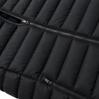 Sleeveless Puffer Jacket with DTF Printing