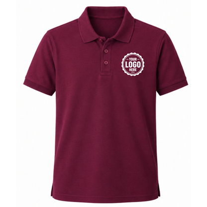 Lightweight Polo Shirt with DTF Printing