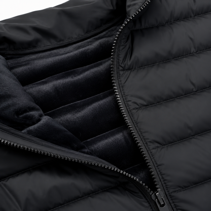 Sleeveless Puffer Jacket with DTF Printing