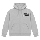 Zip-Up Hoodie with Emboidery