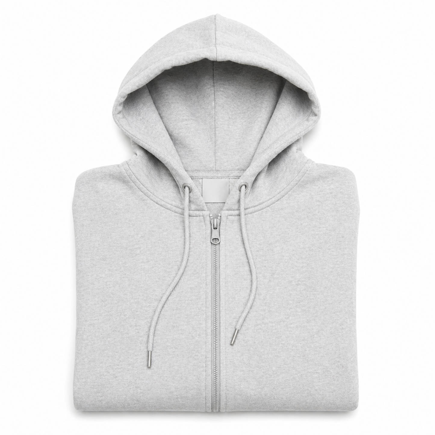 Zip-Up Hoodie with Emboidery
