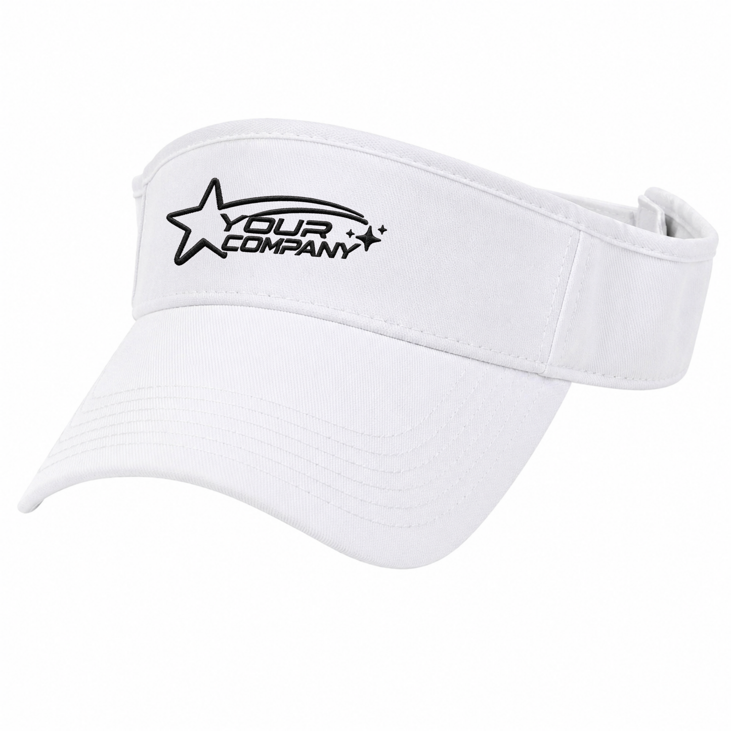 Visor Cap with Embroidery