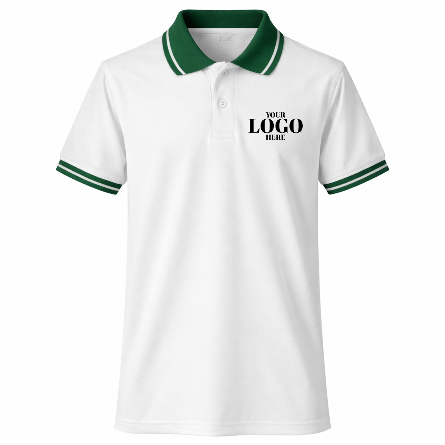 Multicolor Polo Shirt with DTF Printing