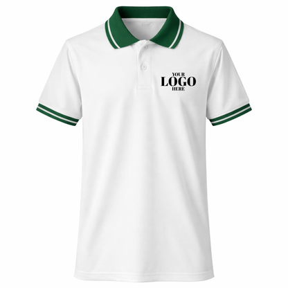 Multicolor Polo Shirt with DTF Printing