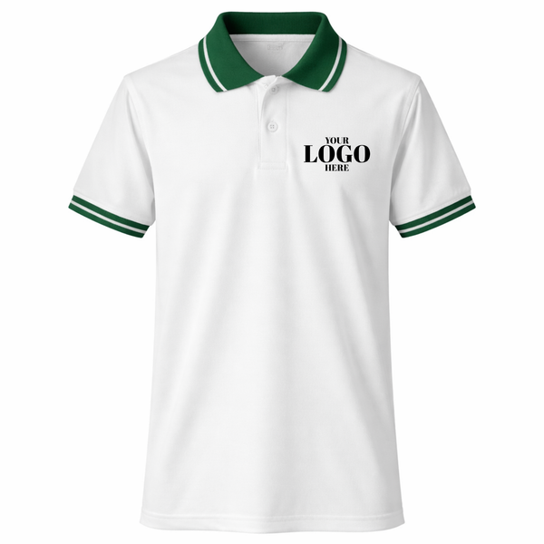 Multicolor Polo Shirt with DTF Printing