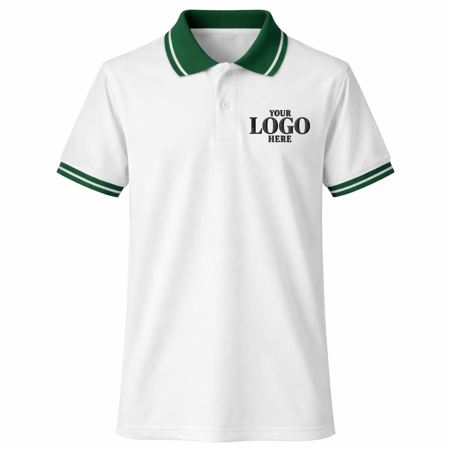 Multicolor Polo Shirt with Embroidery
