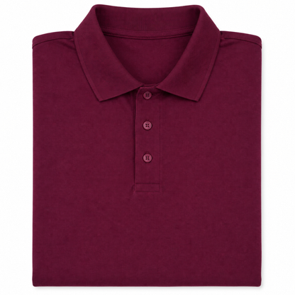 Lightweight Polo Shirt with Embroidery