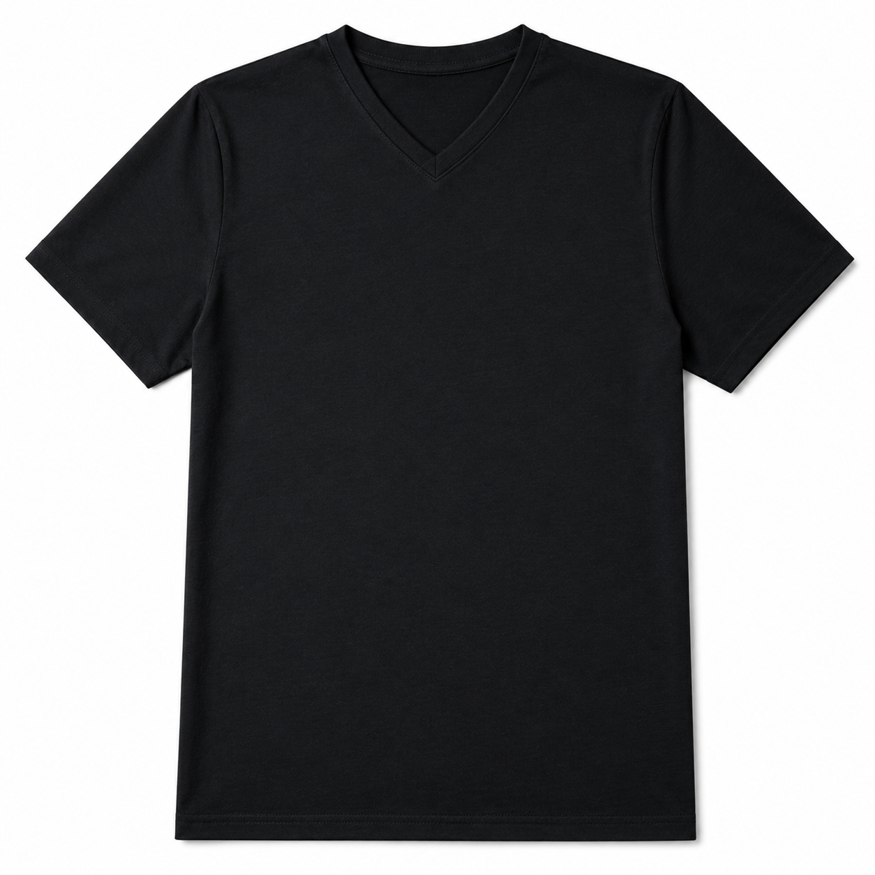 Premium V-Neck T-Shirt with embroidery