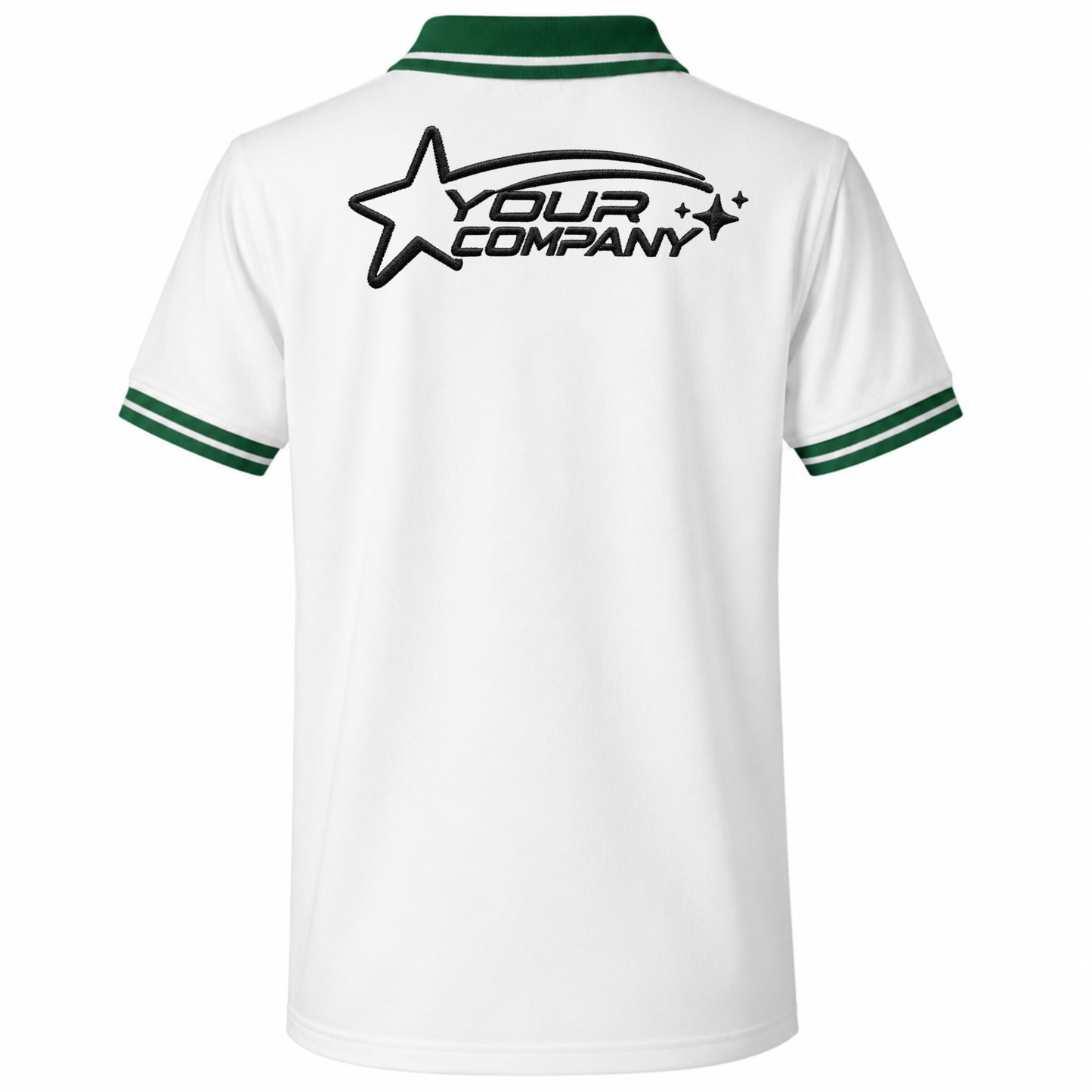 Multicolor Polo Shirt with Embroidery
