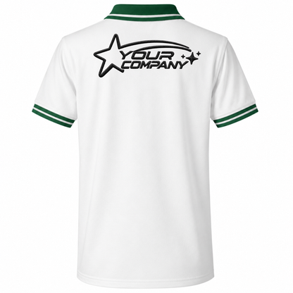 Multicolor Polo Shirt with Embroidery