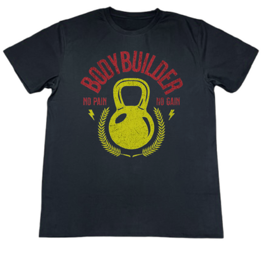 Bodybuilder Premium Gym T-Shirt with DTF print front view
