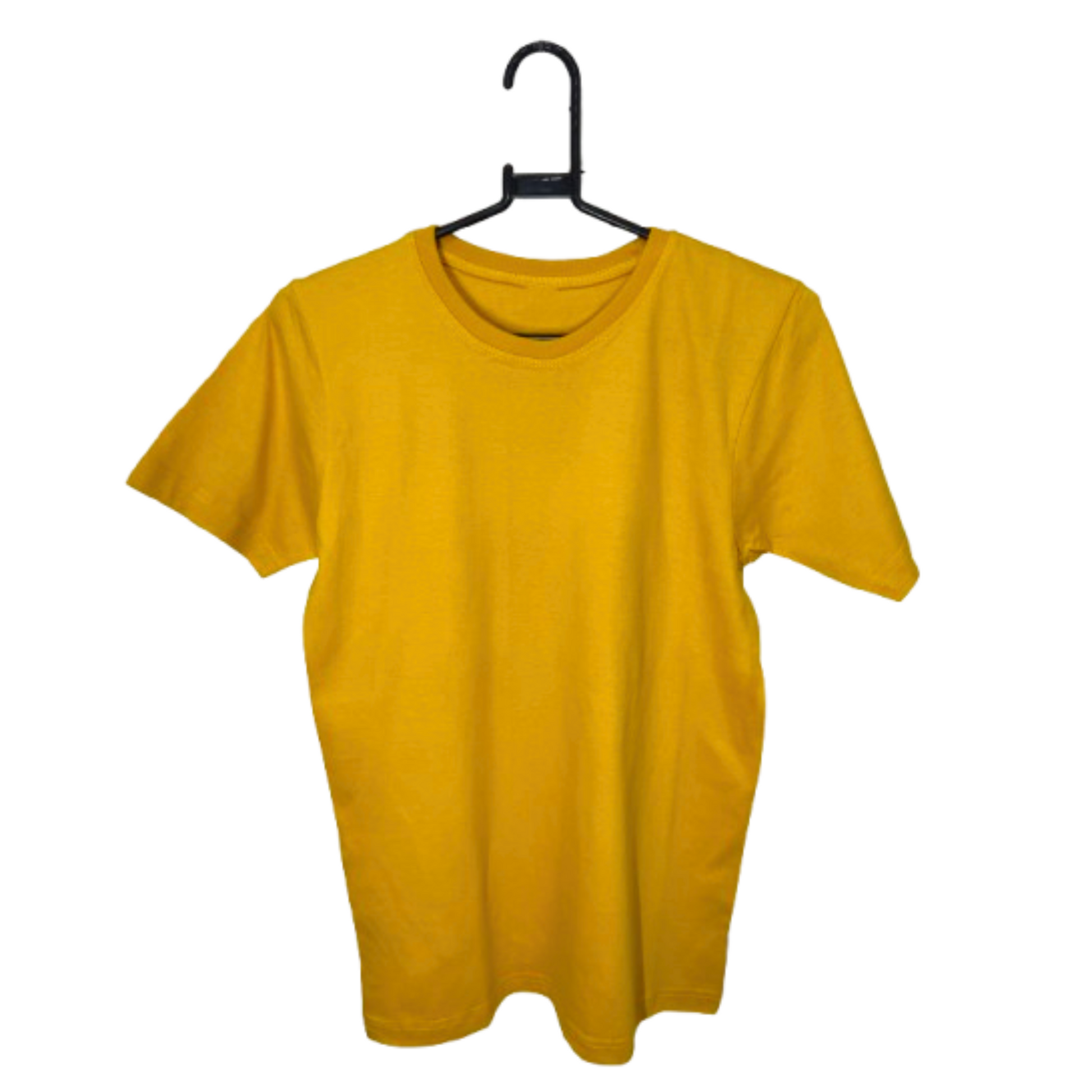 Extra Heavy T-Shirt on hanger showing front view, ready for DTF print – Anza Print Kenya