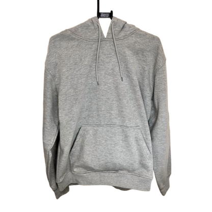 Hoodie on hanger showing front view, blank and ready for DTF print – Anza Print Kenya