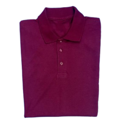 Folded Lightweight Polo Shirt with neat fabric texture ready for DTF customization – Anza Print Kenya