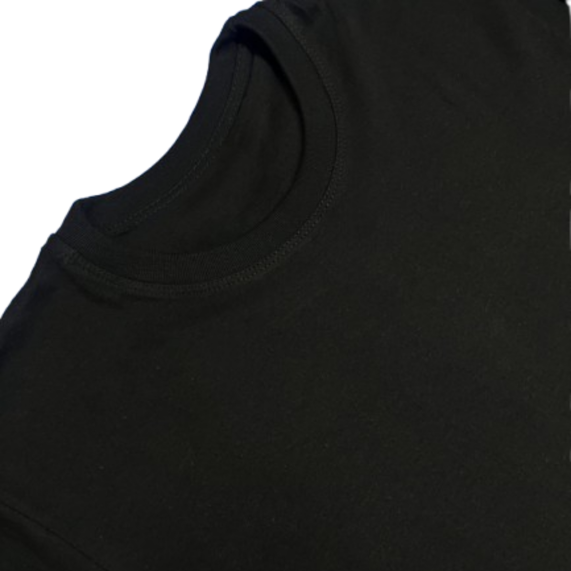 Close-up of Longsleeve T-Shirt showing cotton fabric suitable for DTF printing – Anza Print Kenya