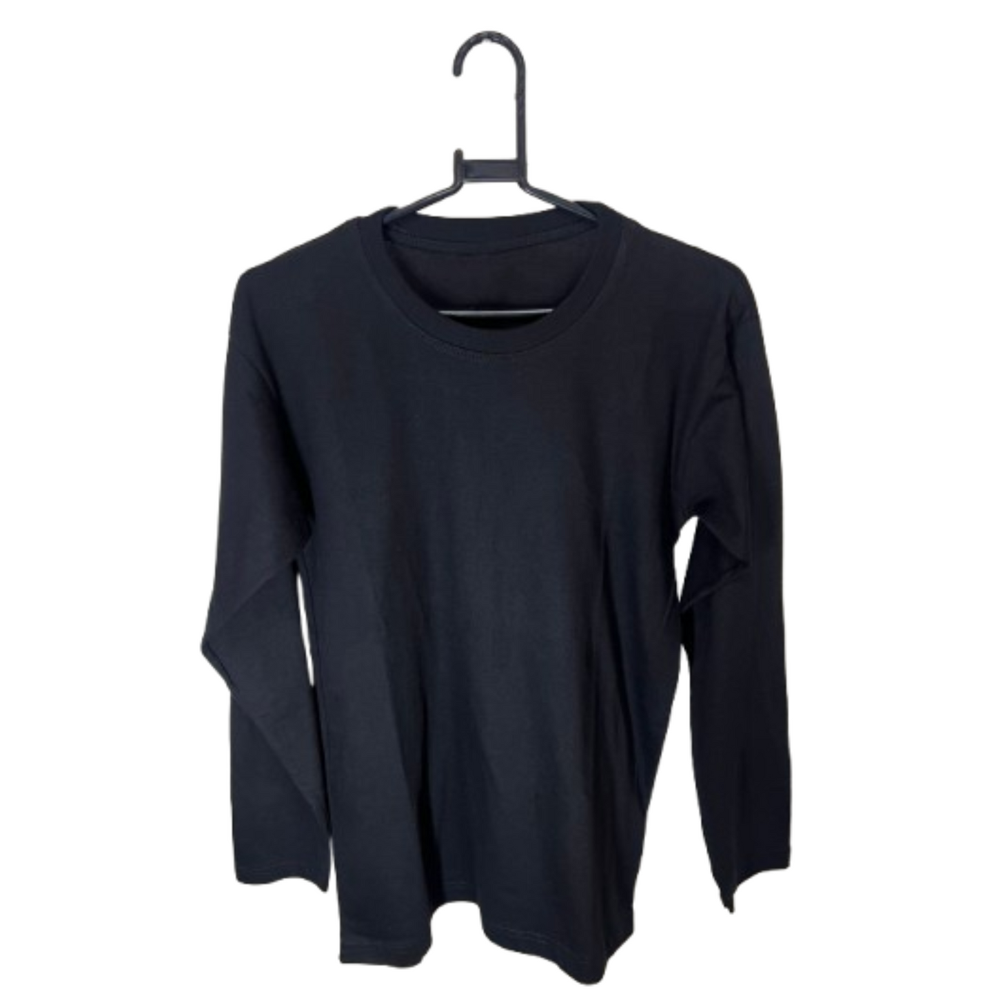 Longsleeve T-Shirt on hanger showing front view and design – Anza Print Kenya