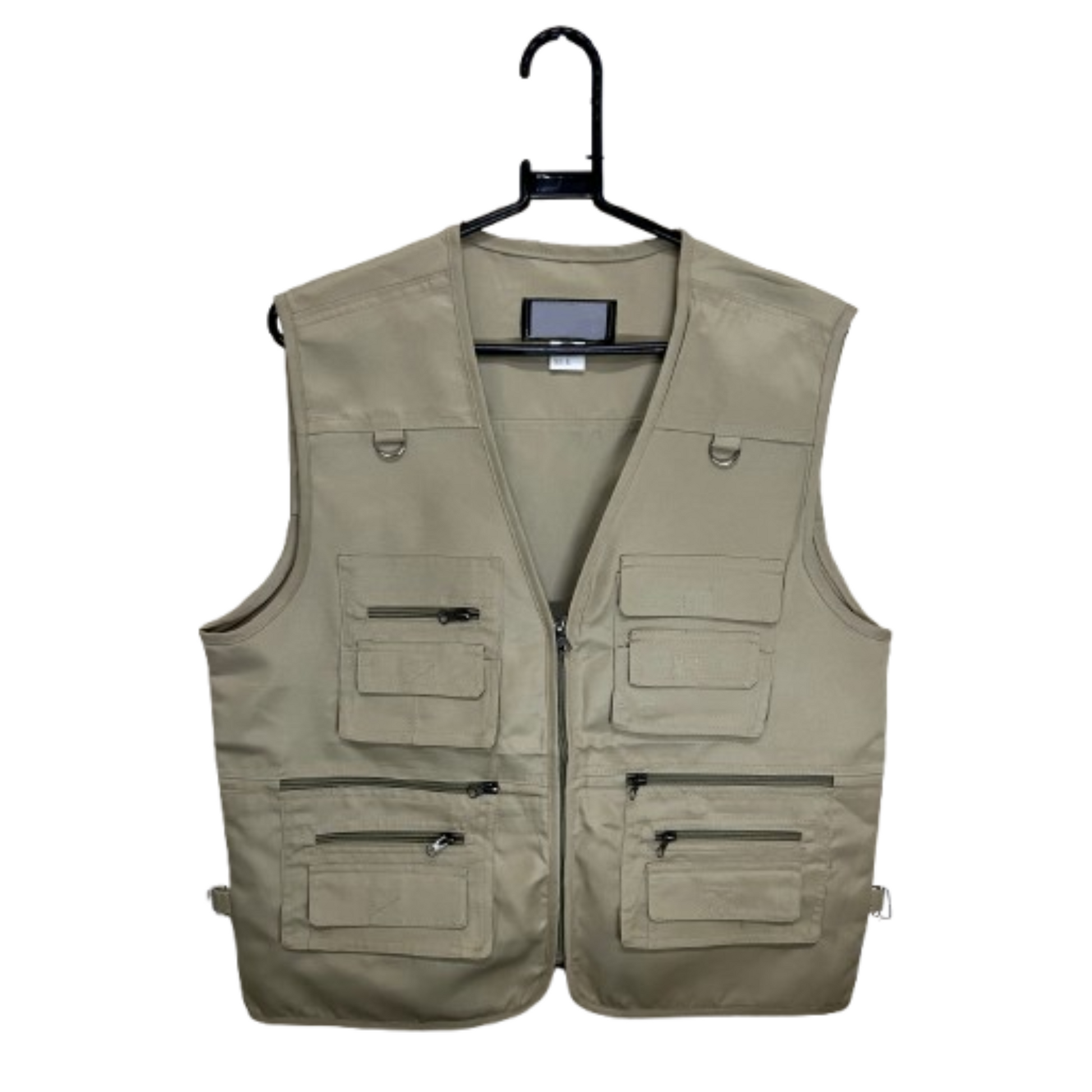 Mission Jacket on hanger showing front view and design – Anza Print Kenya