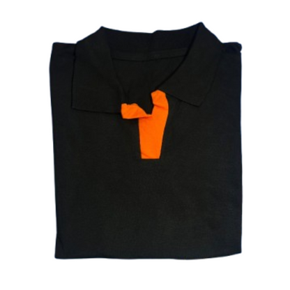 Folded Multicolor Ladies Polo Shirt with neat fabric texture ready for DTF customization – Anza Print Kenya