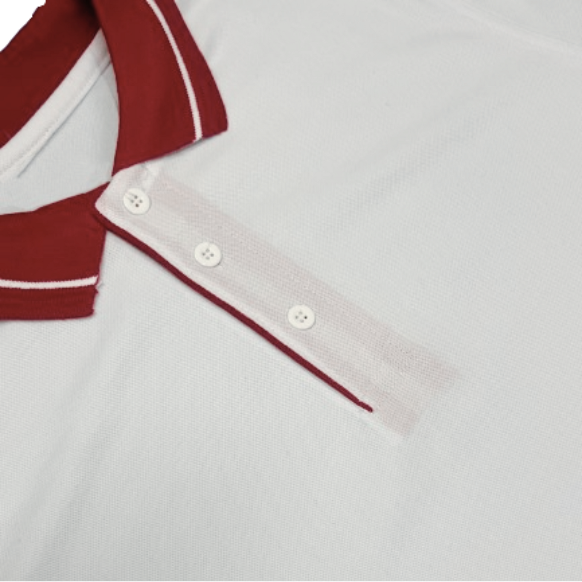 Close-up Multicolor Polo Shirt view showing cotton fabric suitable for DTF printing – Anza Print Kenya