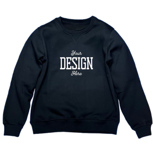 Front view of sweatshirt with sample DTF print – Anza Print Kenya