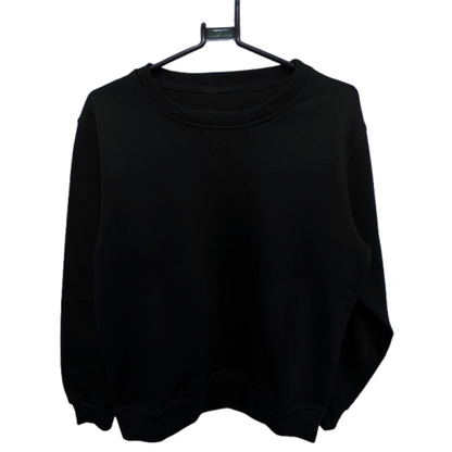 Sweatshirt on hanger showing front view, blank and ready for DTF print – Anza Print Kenya