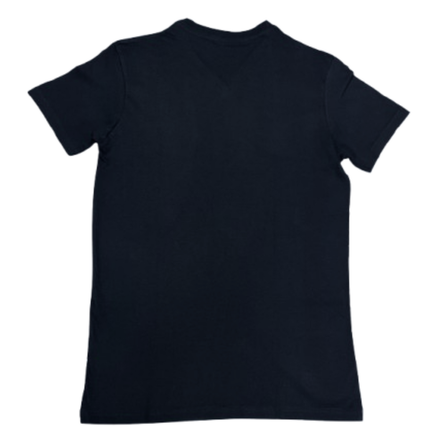 Back view of V-Neck T-Shirt for custom  DTF printing – Anza Print Kenya