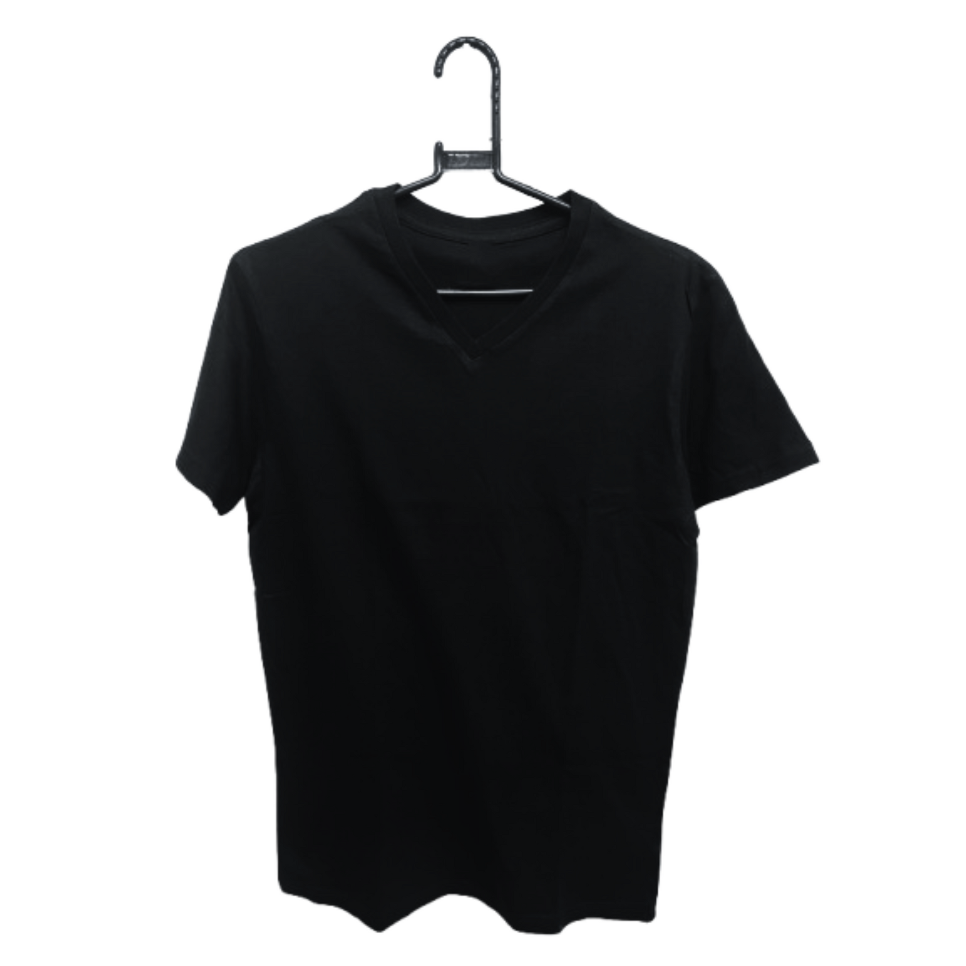 V-Neck T-Shirt on hanger ready for DTF customization – Anza Print